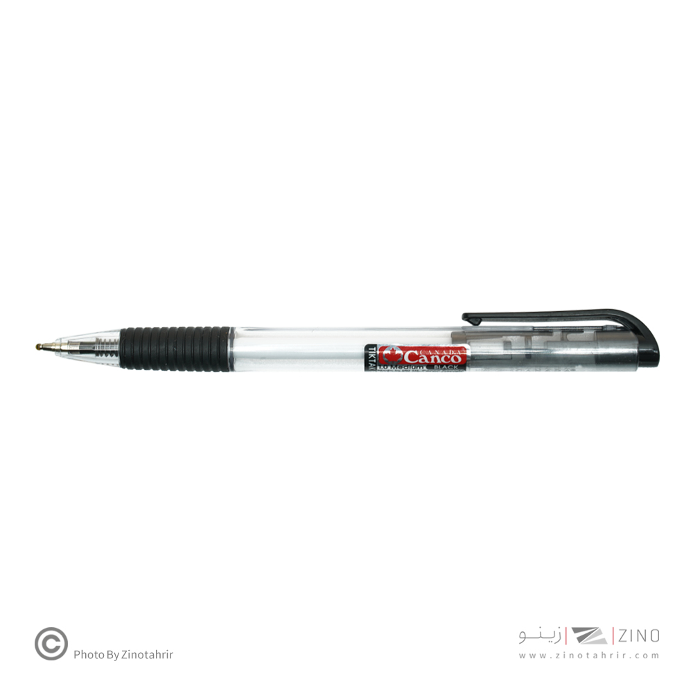 خودکارمشکی 1/0 فشاری تیک تاک گریپ دار جینی کنکو