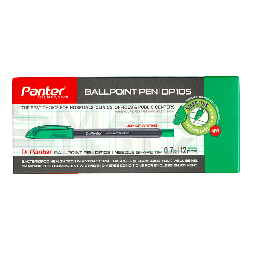 خودکار سبز 0/7دکتر پنتر(12عددی) کدDP105
