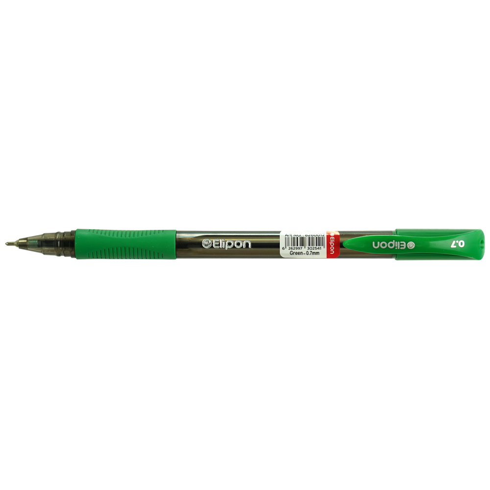 خودکار سبز 0/7 سمی ژل  (لیوان 50عددی) الیپون EN01 کد8261109