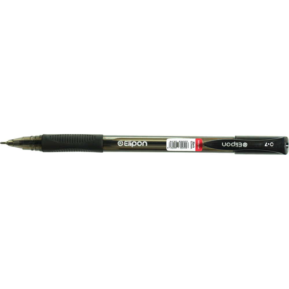 خودکار مشکی 0/7 سمی ژل  (لیوان 50عددی) الیپون EN01 کد8261108