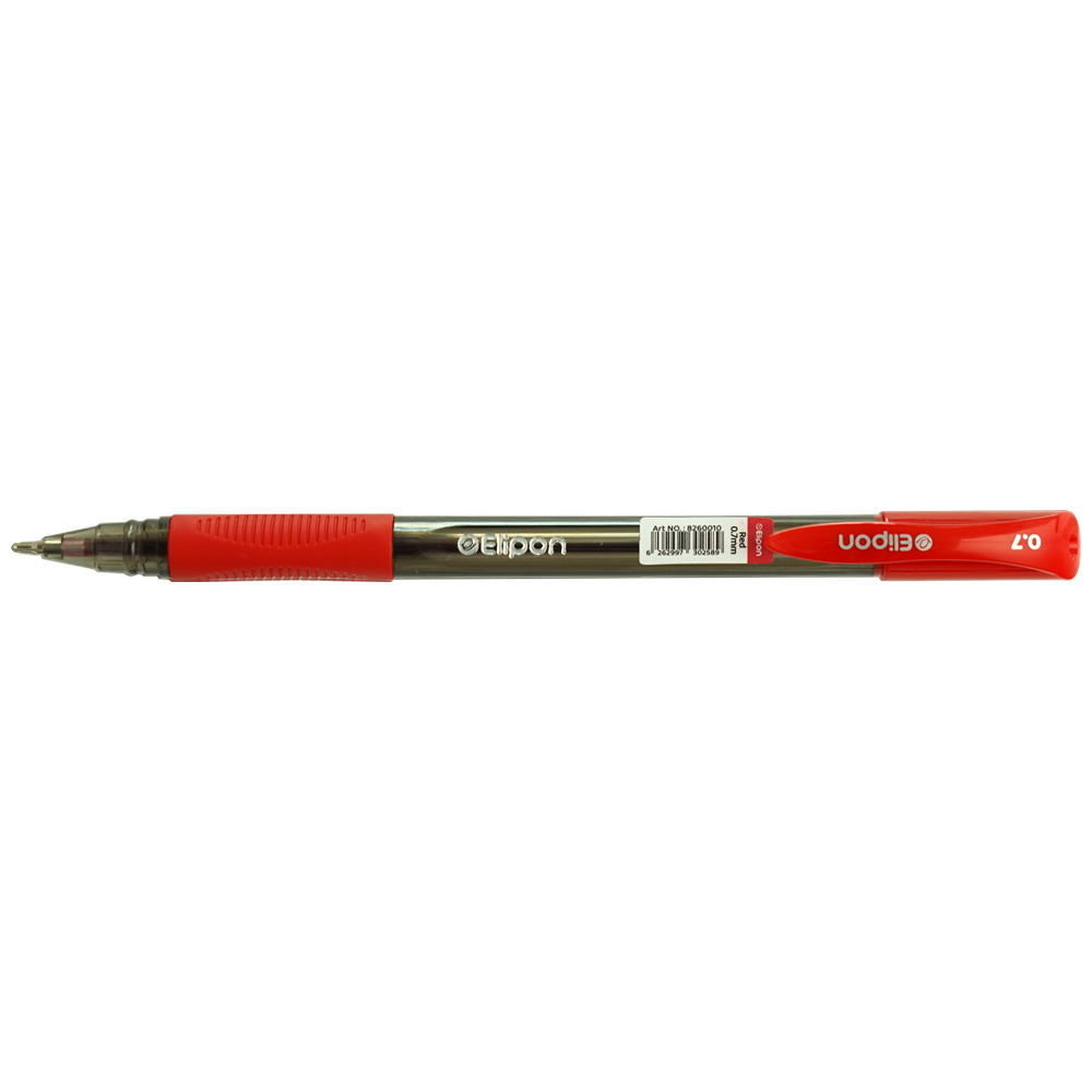 خودکار قرمز 0/7 سمی ژل  (لیوان 50عددی) الیپون EN01 کد8261106