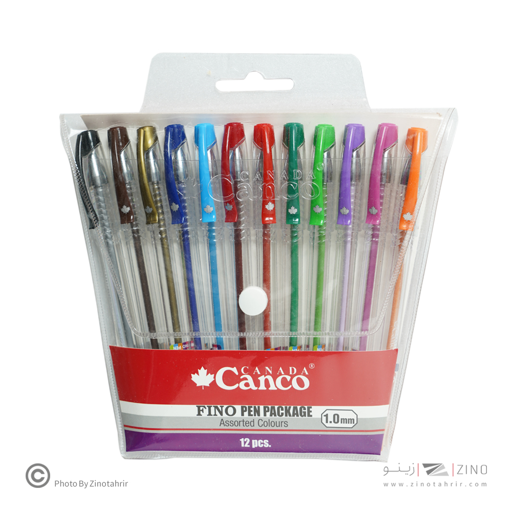 خودکار رنگی 1/0 فینو 12رنگ کنکو*کارتن20باکسی*