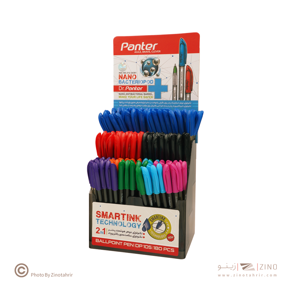 خودکار رنگی 0/7 رگلام180عددی 8رنگ دکتر پنتر کدDP105-180