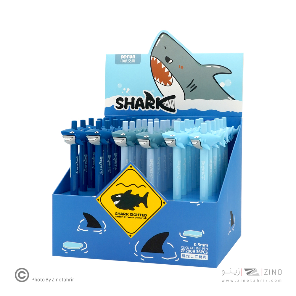 خودکار فشاری فانتزی کوسه کد 2909