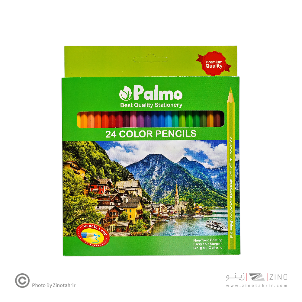 مدادرنگی24رنگ جعبه مقوایی پالمو