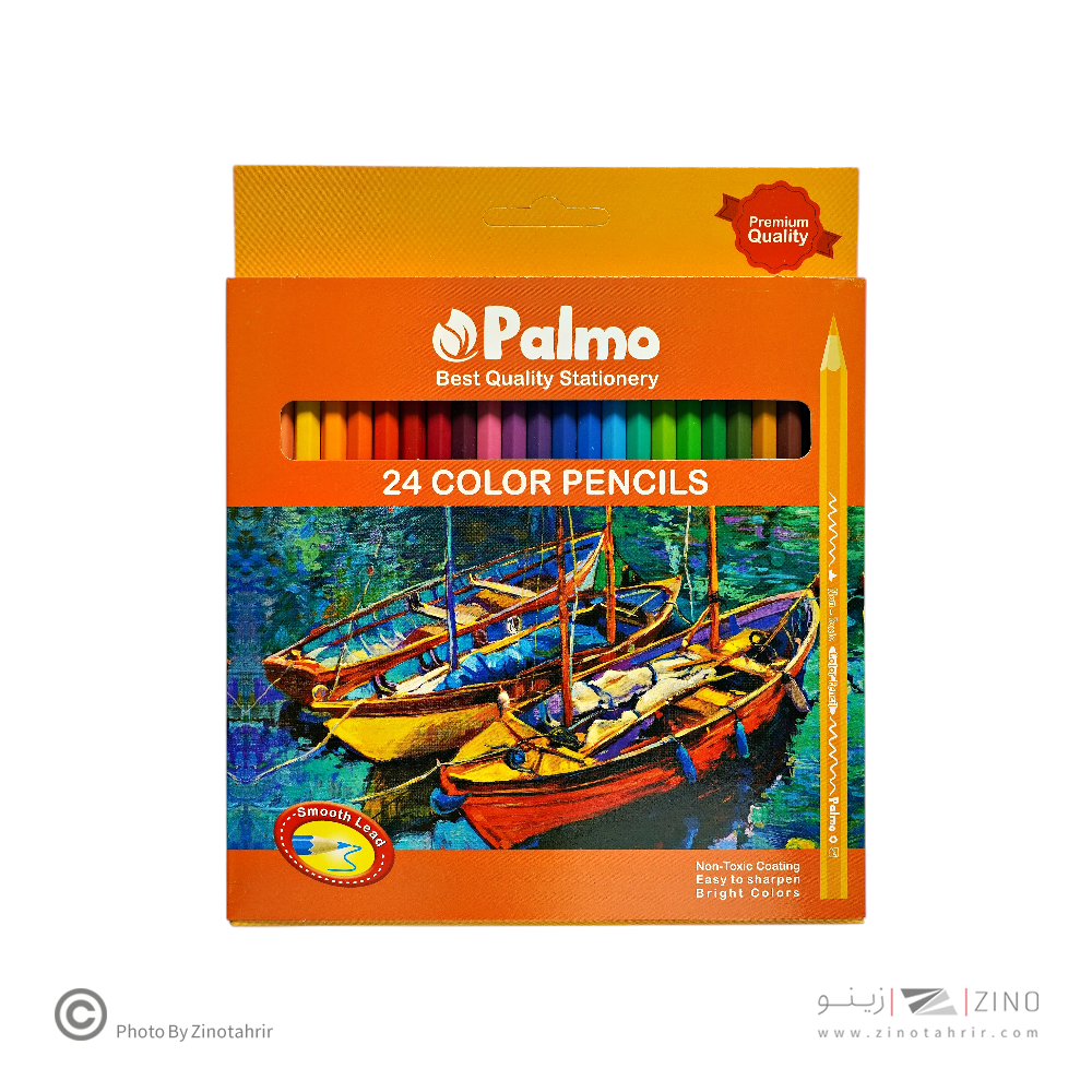 مدادرنگی24رنگ جعبه مقوایی پالمو