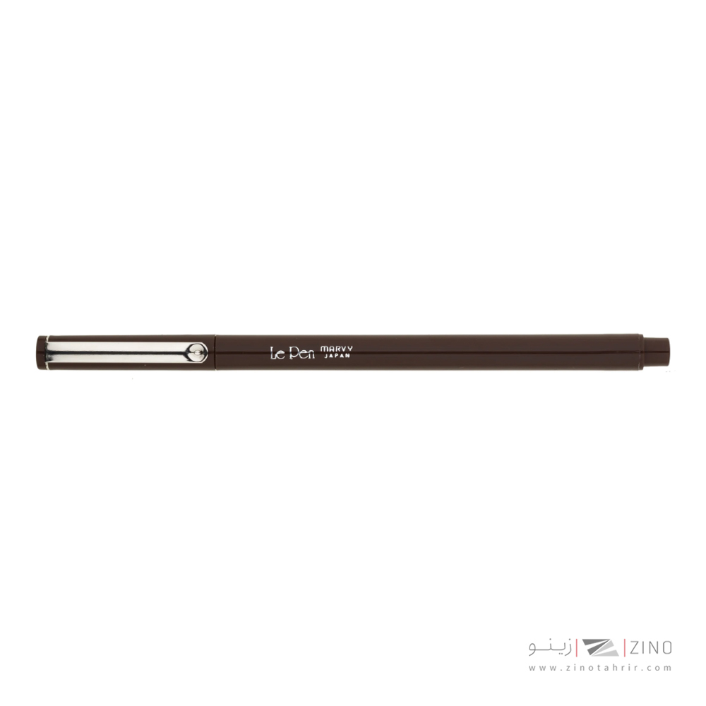 روان نویس نوک نمدی یوشیدا رنگ قهوه ای  کد6