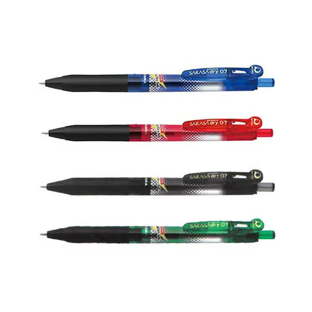 روان نویس فشاری ساراساکلیپ بسته5رنگ درای DRY 0/7 زبرا