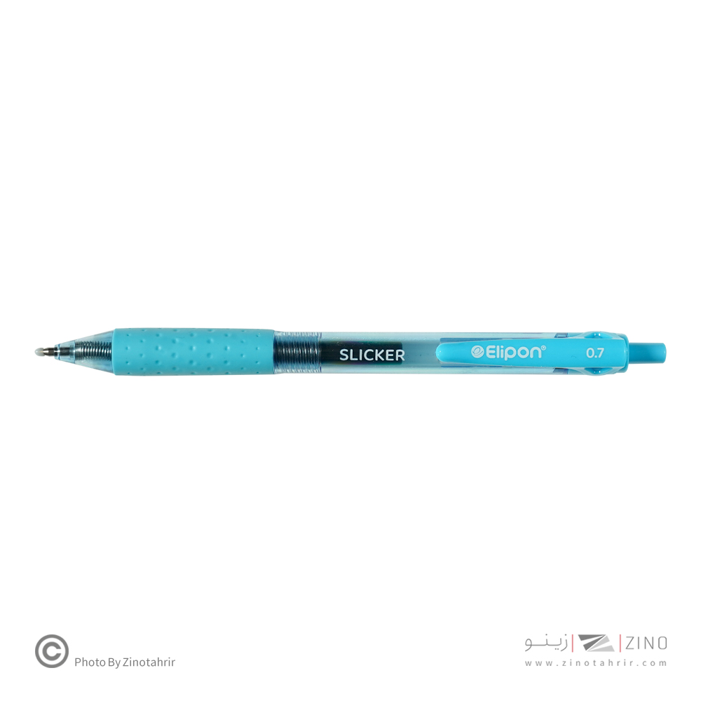 روان نویس فشاری اسلیکر آبی روشن 0/7 الیپون