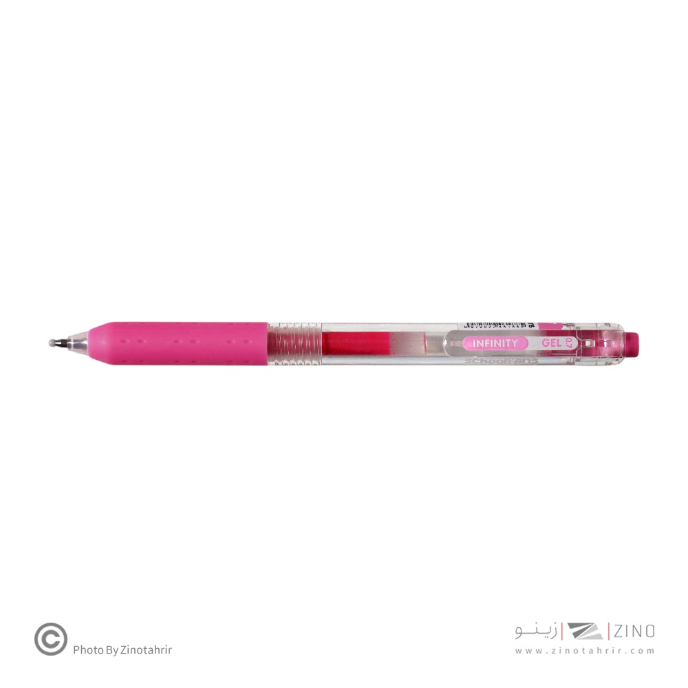 روان نویس فشاری گریپ دار0/7بسته6عددی صورتی اینفینیتی اسکول فنز