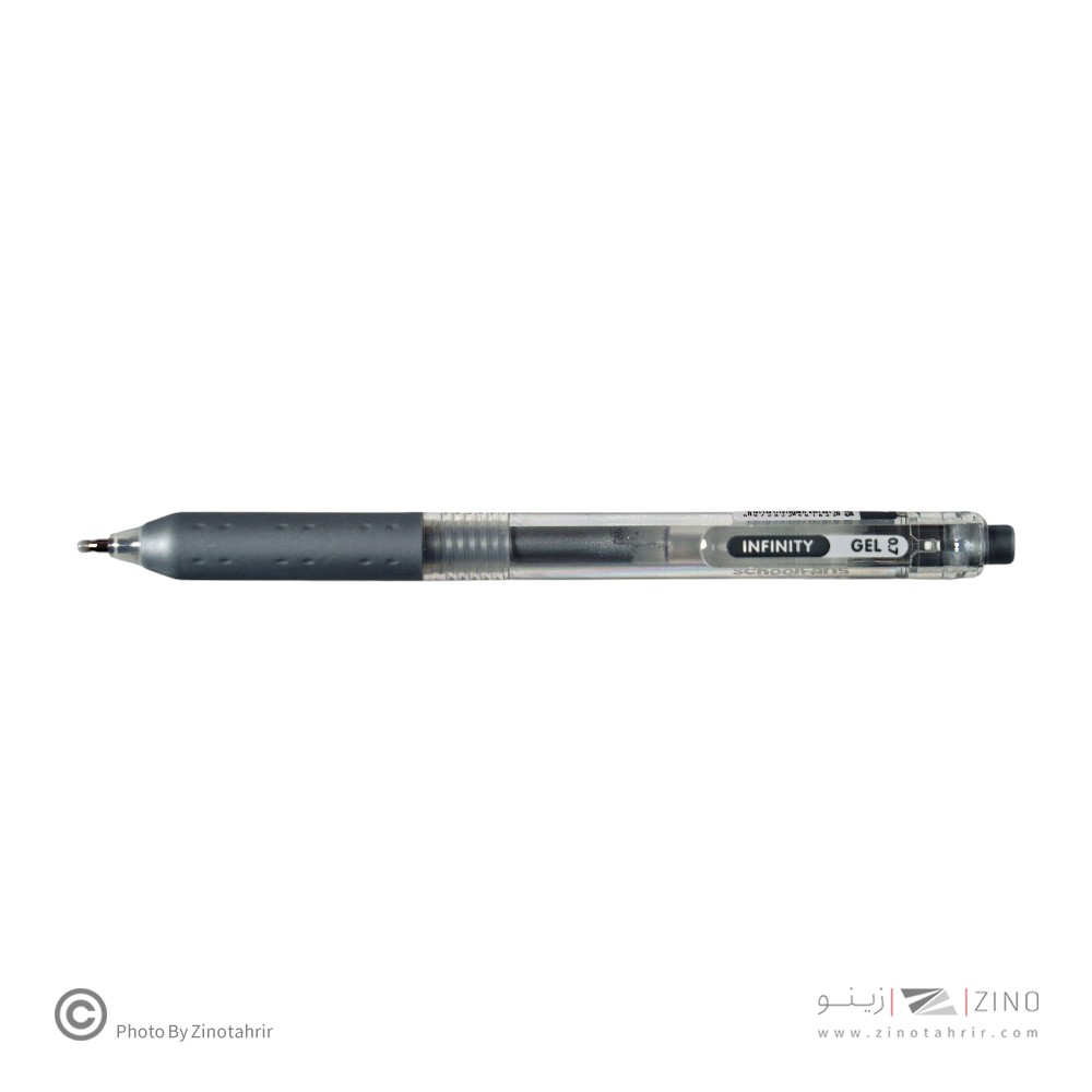 روان نویس فشاری گریپ دار0/7بسته6عددی نقره ای اینفینیتی اسکول فنز