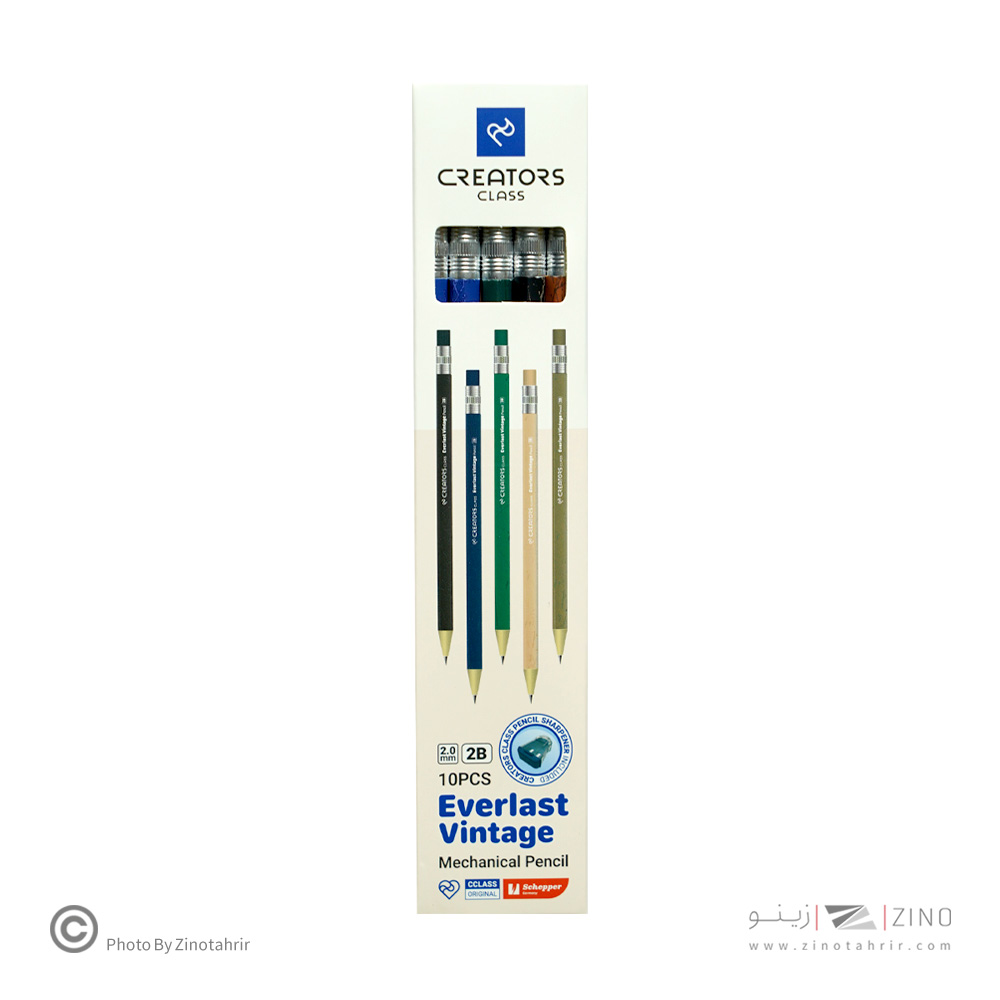 اتود2میل بدنه شش گوش با مغز گرید2B همراه با تراش (10عددی ) اورلست وینتیج سیکلاس کدCCEVMP-2B