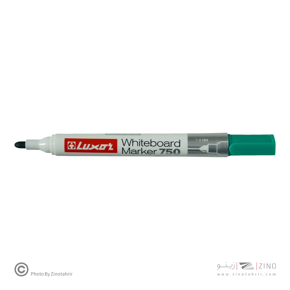 ماژیک وایت برد گرد سبز لاکسر کد750