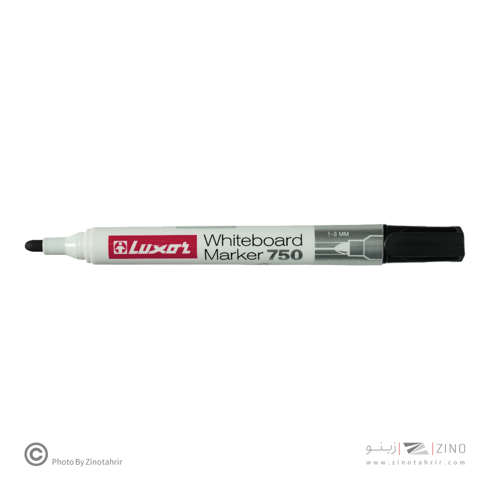 ماژیک وایت برد گرد مشکی لاکسر کد750