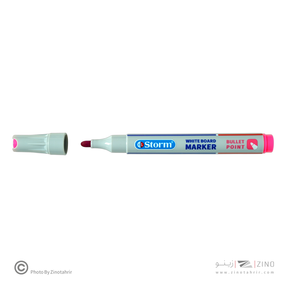 ماژیک وایت بردگرد صورتی استورم کد340777