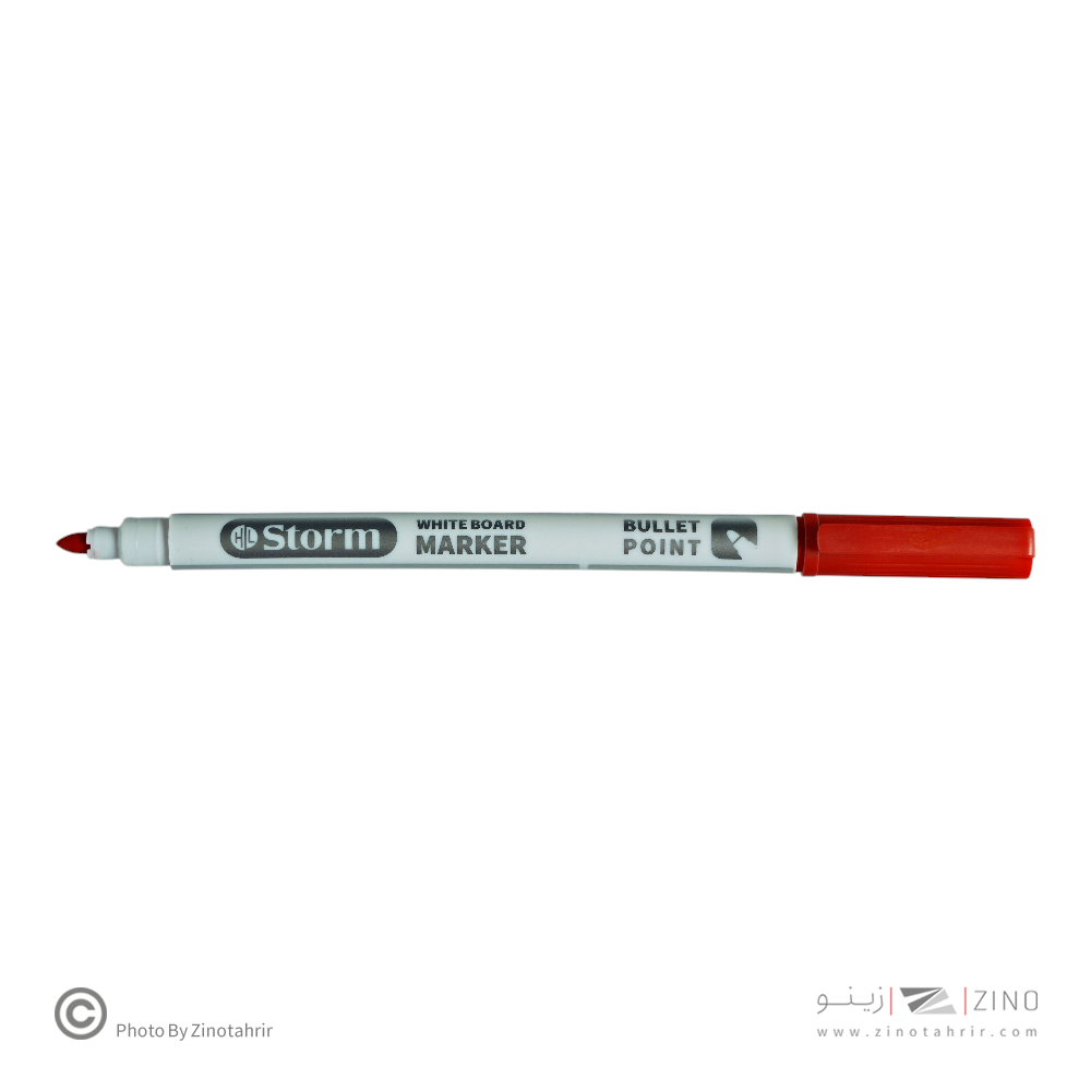 ماژیک وایت برد قلمی قرمز استورم کد340703
