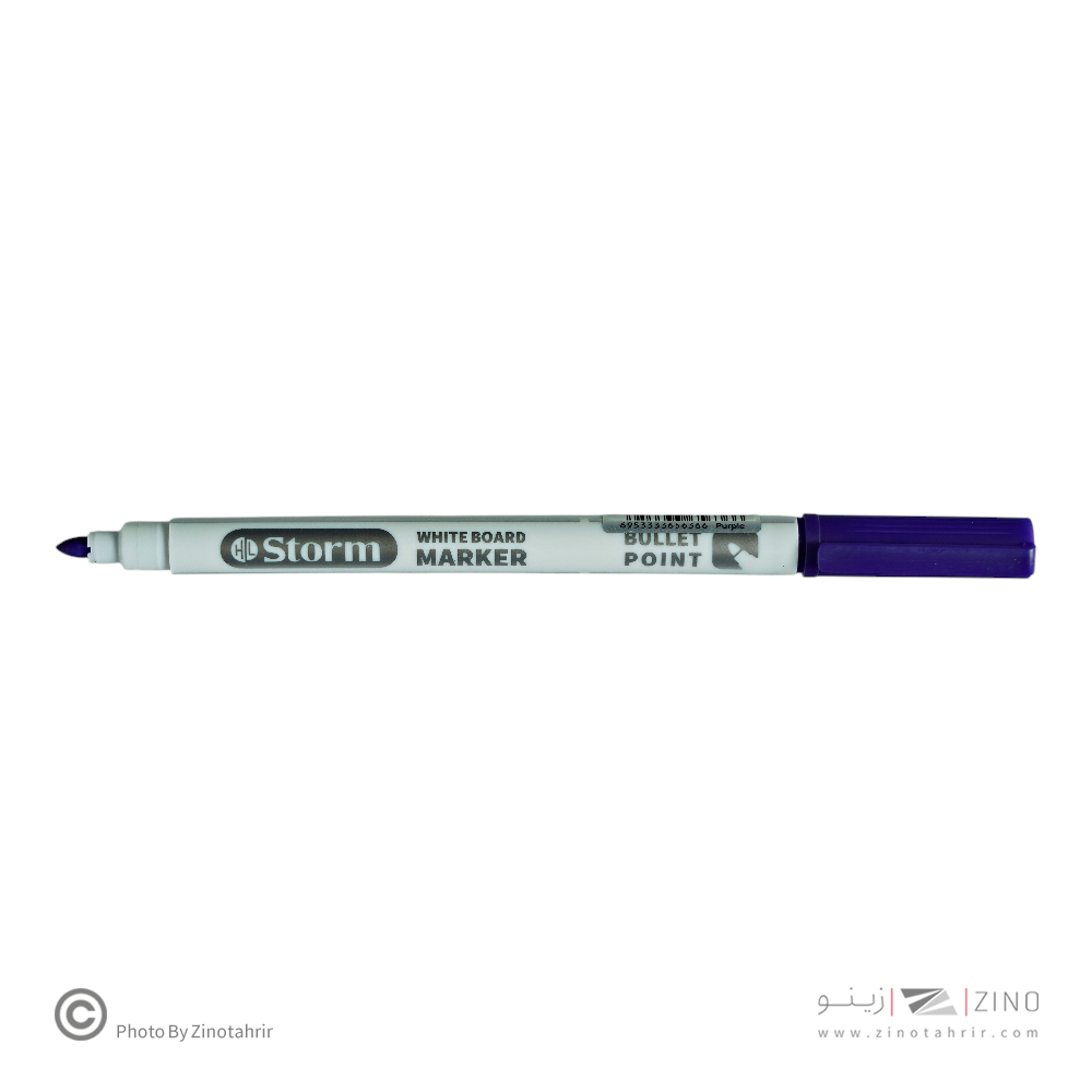 ماژیک وایت برد قلمی بنفش استورم کد340706