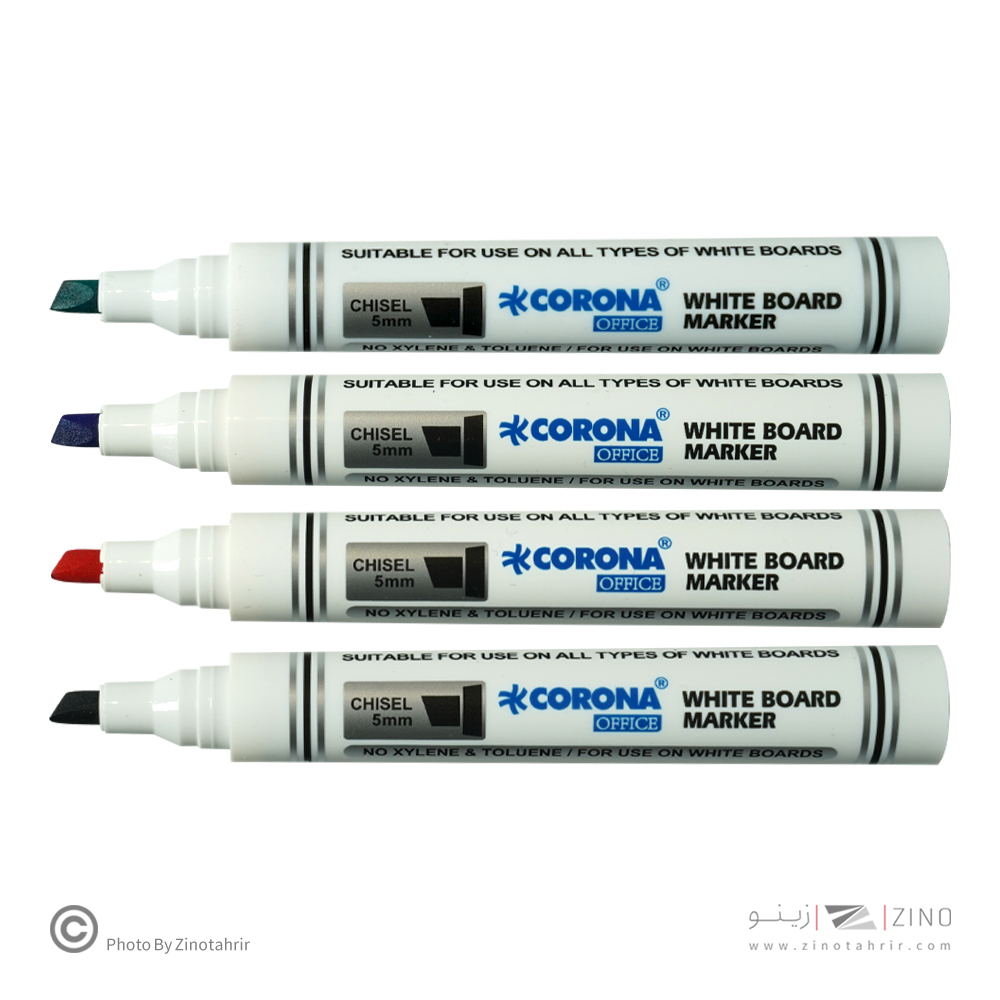 ماژیک وایت برد تخت رنگ جور کرونا کد2090