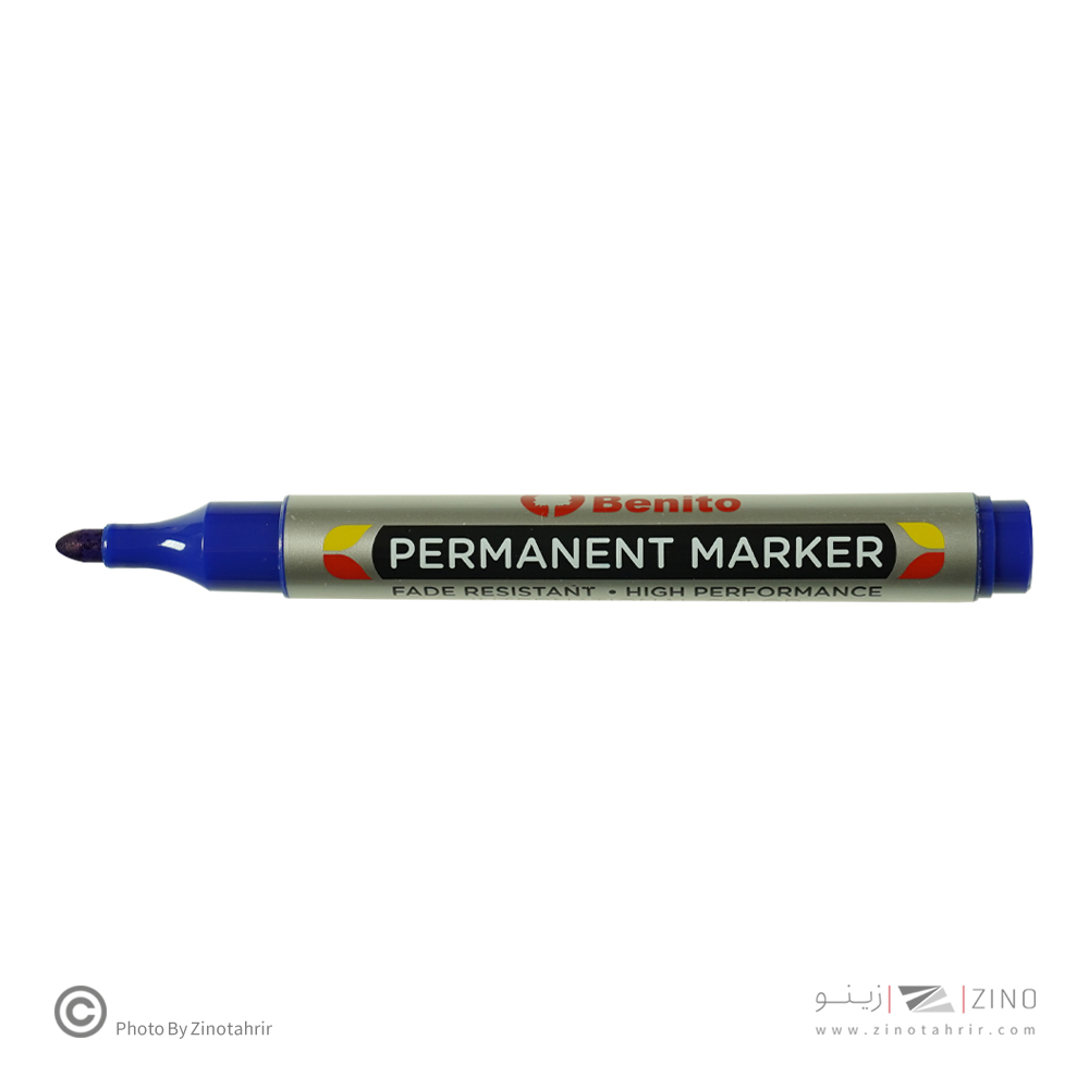 ماژیک معمولی گرد آبی بنیتو