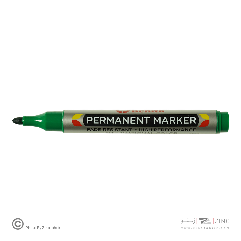 ماژیک معمولی گرد سبز بنیتو