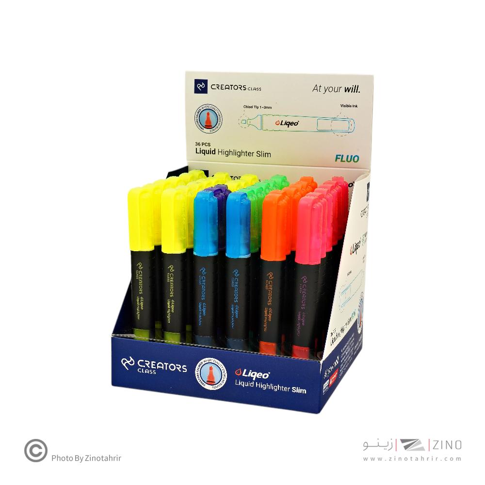 علامت زن رگلامی قلمی بلند مایع سیکلاس استند 36 عددی کد H-3130