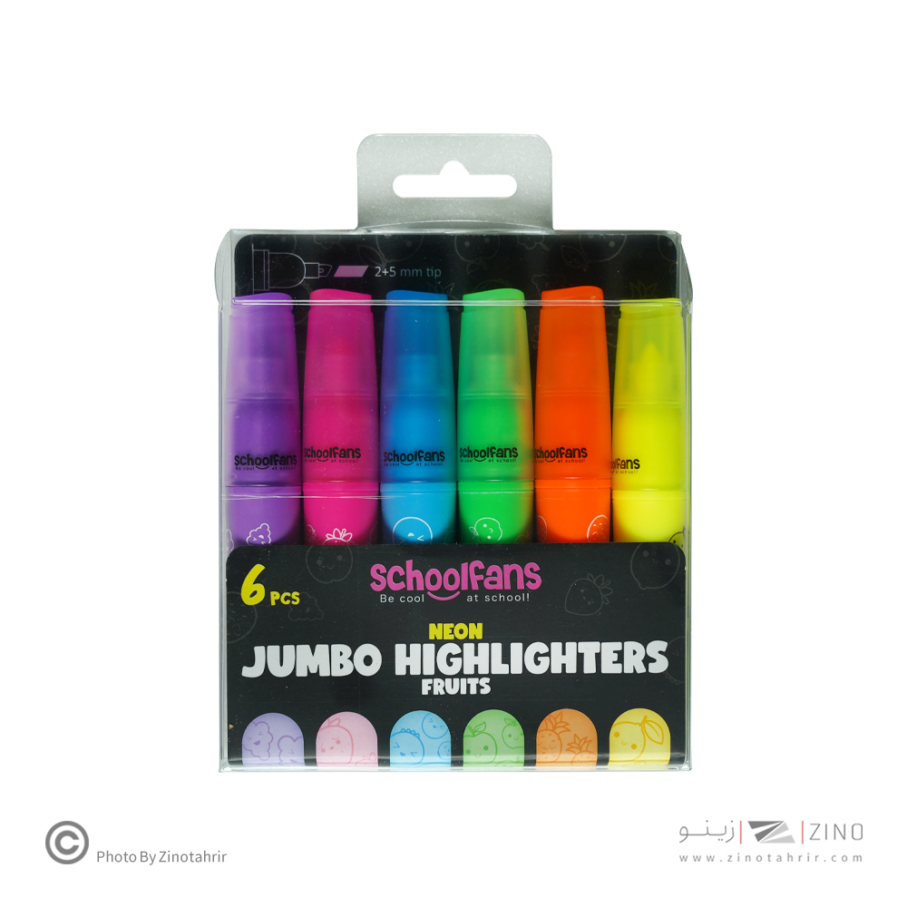 علامت زن6رنگ جامبو معطر اسکول فنز کد925007