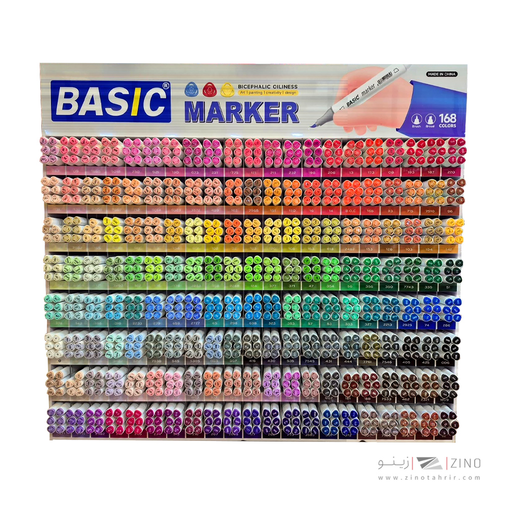 ماژیک168رنگ (استند1008عددی) راندو بیسیک