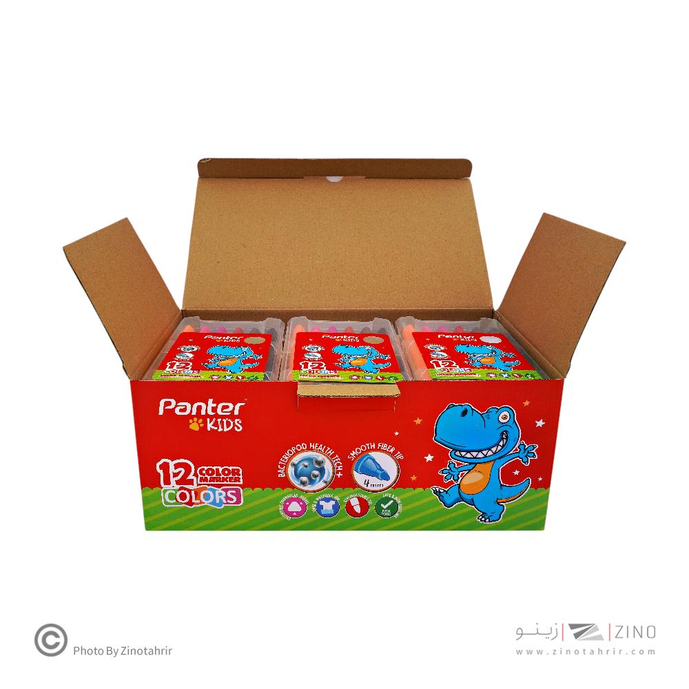 ماژیک نقاشی 12رنگ سه گوش دکتر پنتر کدTCM542-12