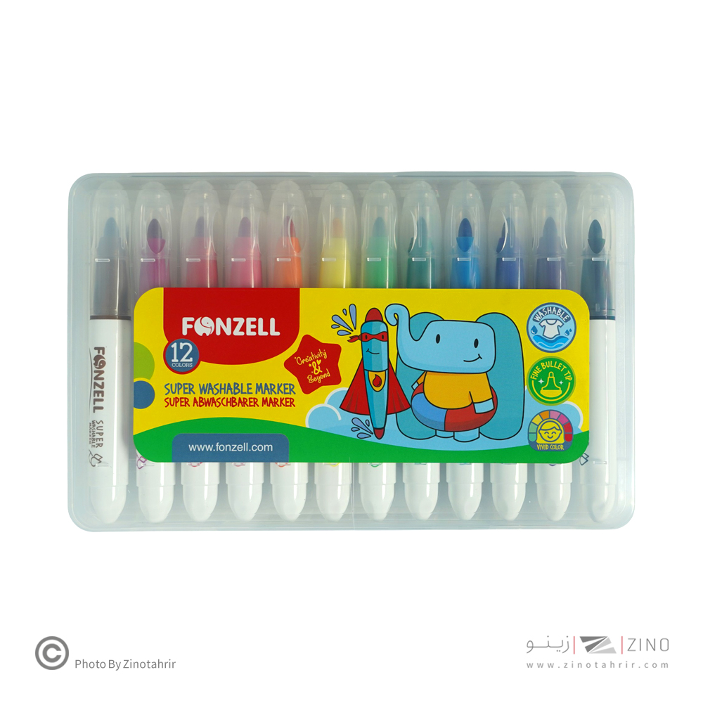 ماژیک نقاشی12رنگ فونزل کد463002 کد 685002