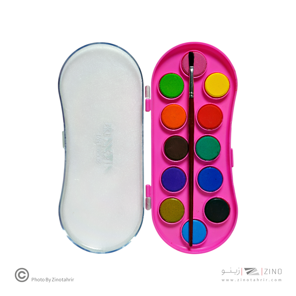 آبرنگ 12رنگ بیضی 144عددی آریا کد 5003