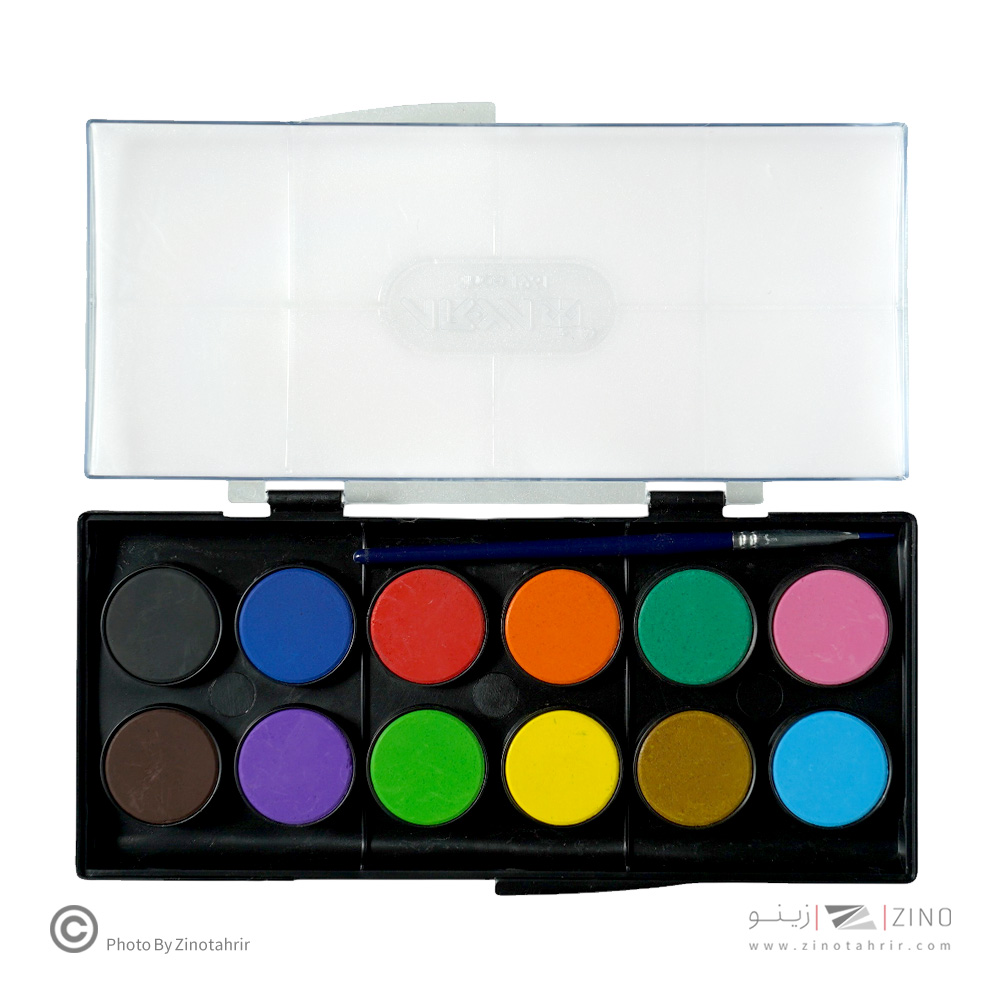 آبرنگ 12رنگین کمان بزرگ 48عددی آریا کد 5009 