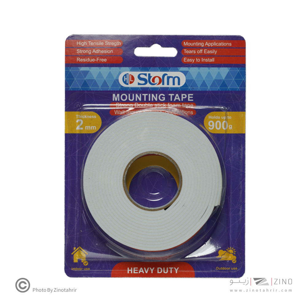 چسب دوطرفه فوم2/4 سانت استورمHL-138