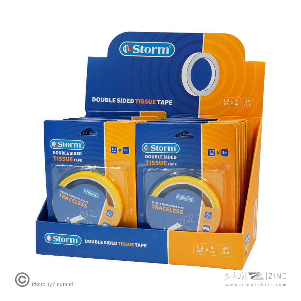 چسب دوطرفه1/2 پوست پیازی 8متری استورم کدHL-102339