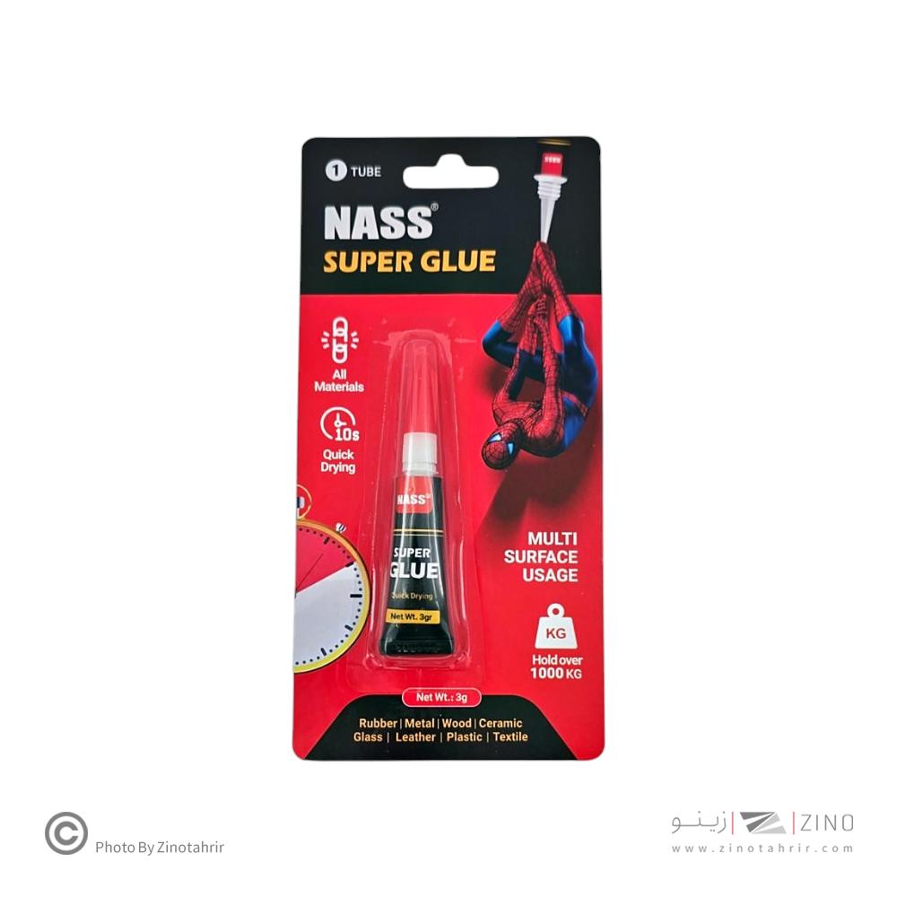 چسب قطره ای(فوری) 3گرمی بلیسترتکی ناس