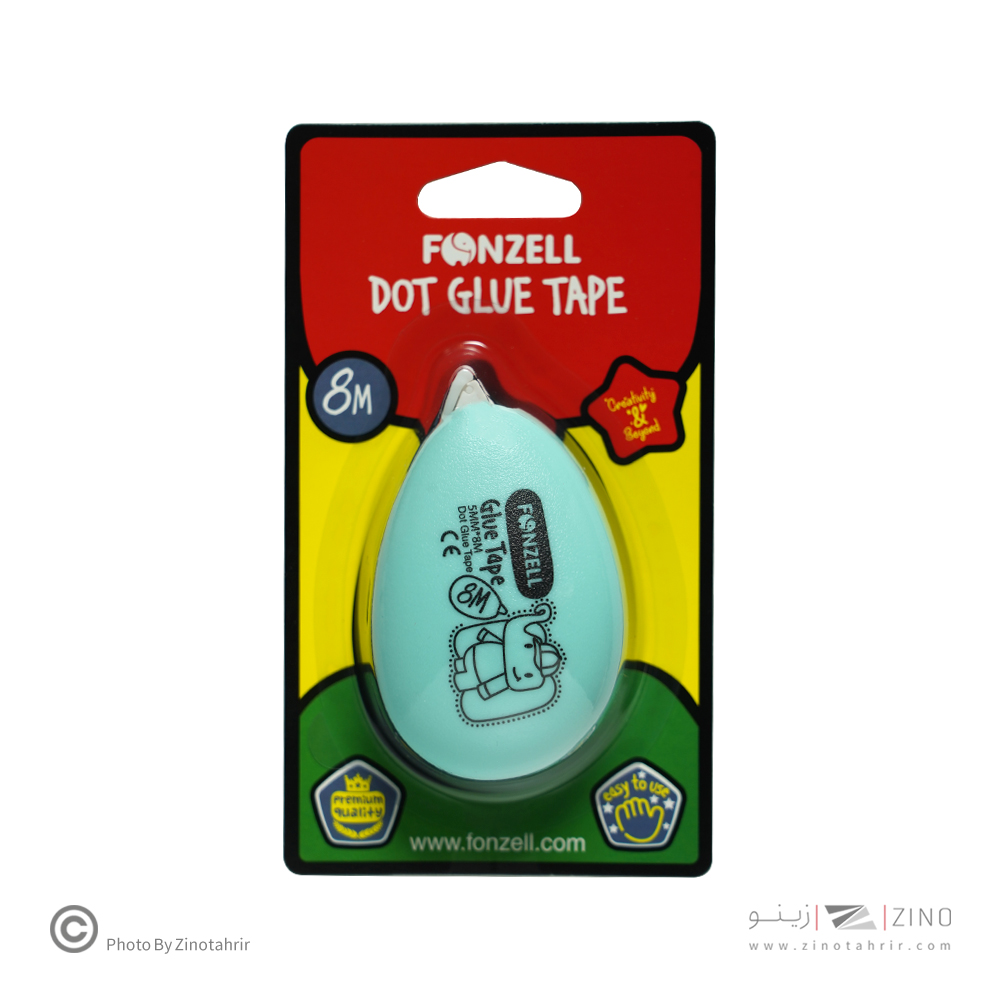 چسب نواری نقطه ای عرض5میل وطول8متر فونزل کد685020 یاکد685024