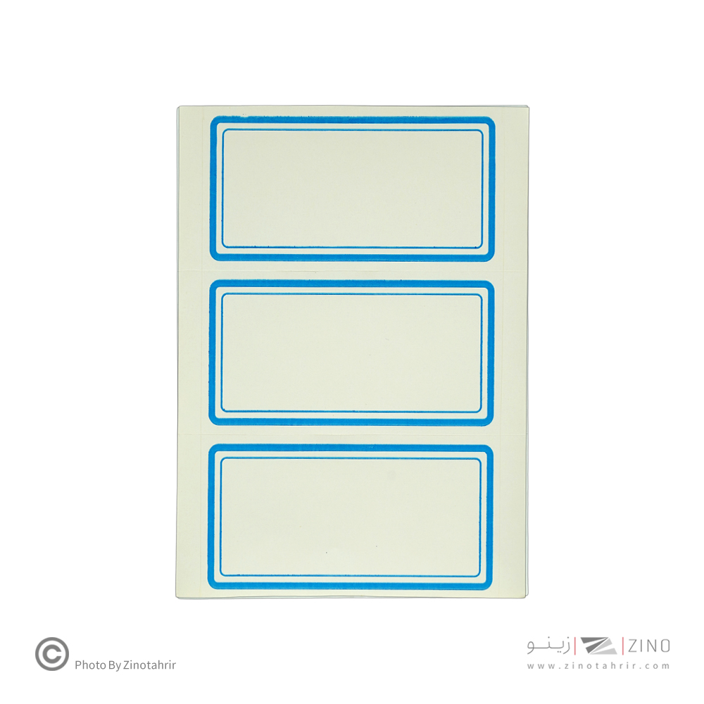 برچسب دورآبی خارجی کد22 سایز9*4.5 