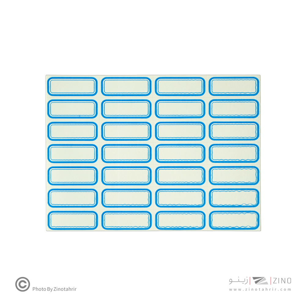 برچسب دورآبی خارجی کد4 سایز3.7*1.6