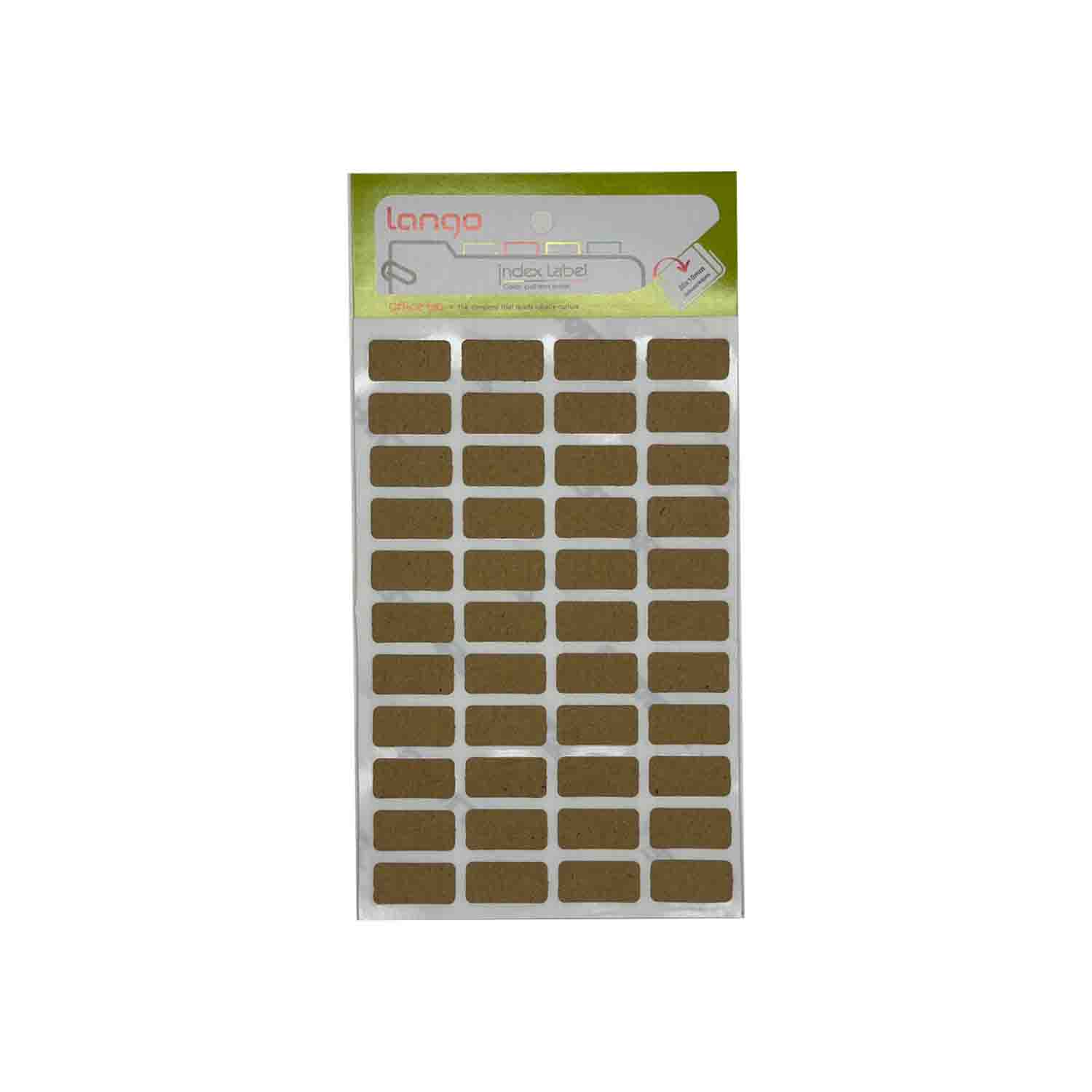 برچسب کرافت سایز20*10میلیمتر4برگی لانگوکدK-444 یا کد035