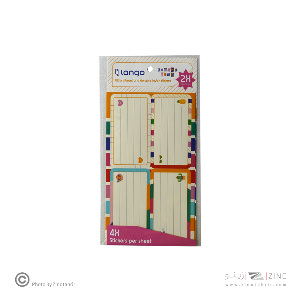 برچسب اسم دانش آموز طرح سامر لانگو