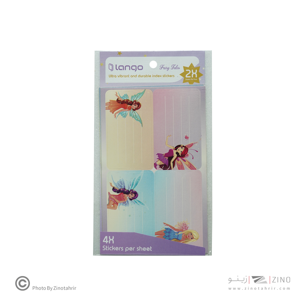 برچسب اسم دانش آموز طرح پریان لانگو