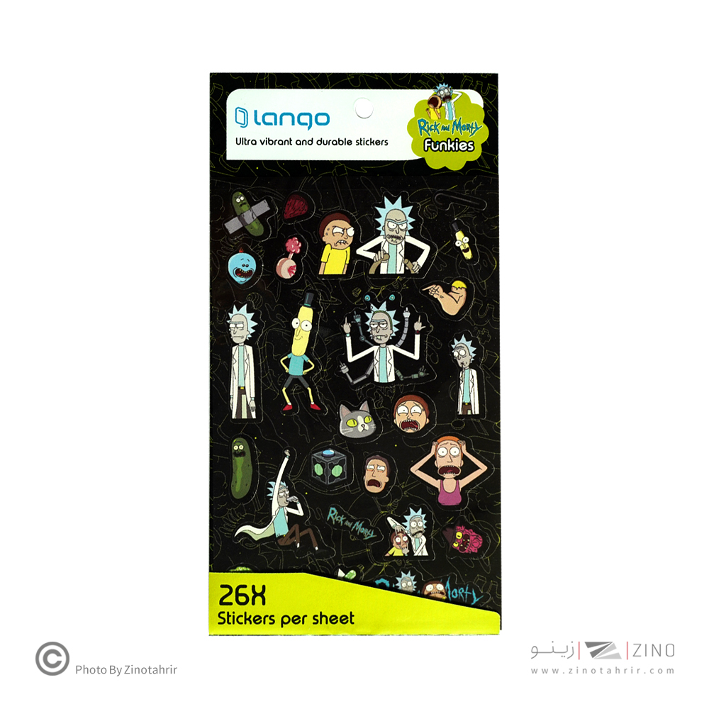 برچسب لانگو سری فانکیز طرح ریک اند مورتی