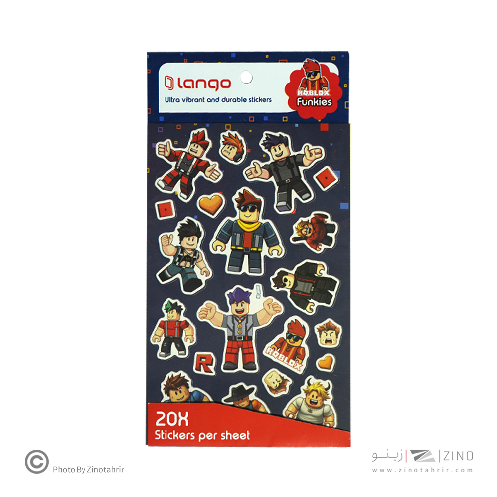 برچسب لانگو سری فانکیز طرح روبلاکس