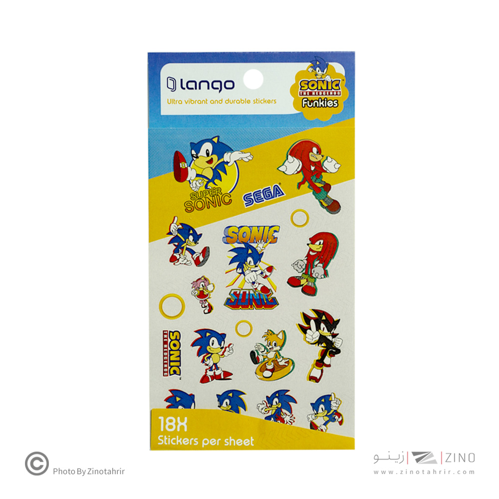 برچسب لانگو سری فانکیز طرح سونیک