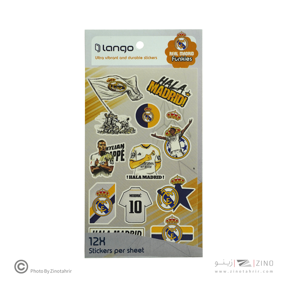 برچسب لانگو سری فانکیز طرح رئال مادرید