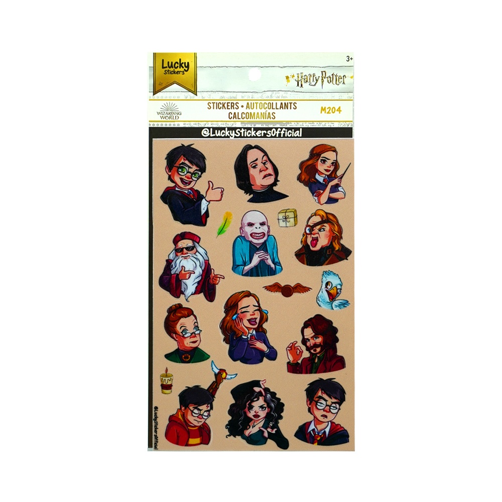 استیکر فانتزی سری لوکی طرح هری پاتر کد204