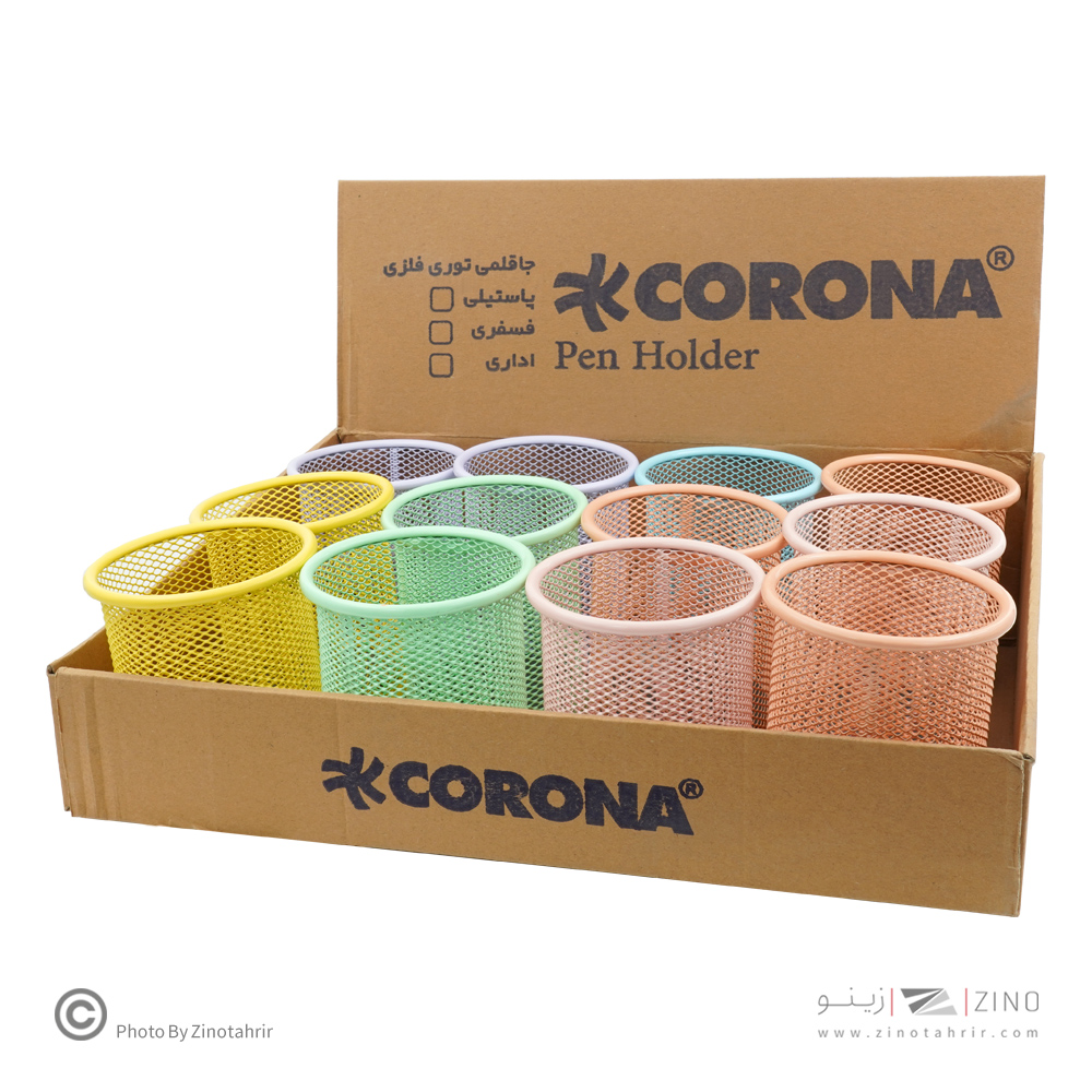 جاقلمی فلزی توری پاستلی رگلامی کرونا 