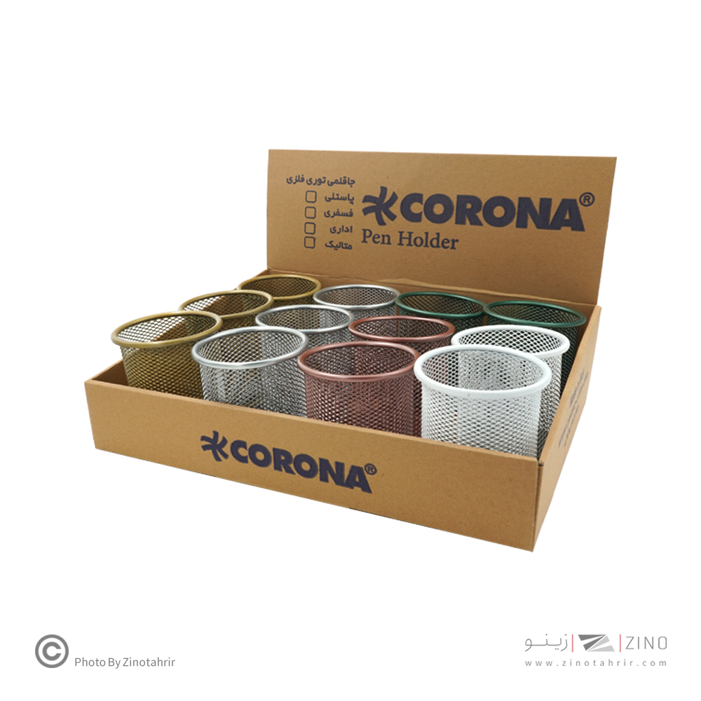 جاقلمی فلزی توری متالیک رگلامی کرونا