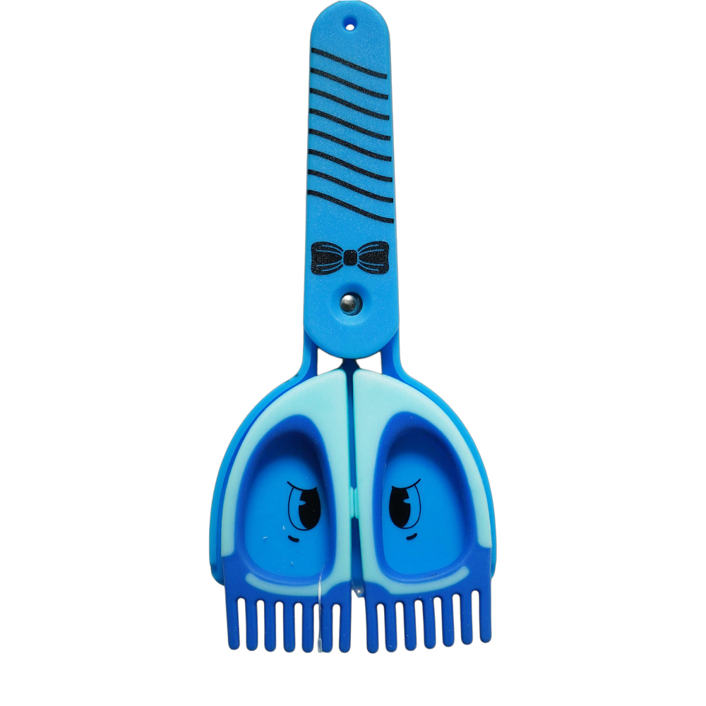 قیچی تیغه فلزی سر گرد غلاف دار فرچه دار اسکول فنز کد923201