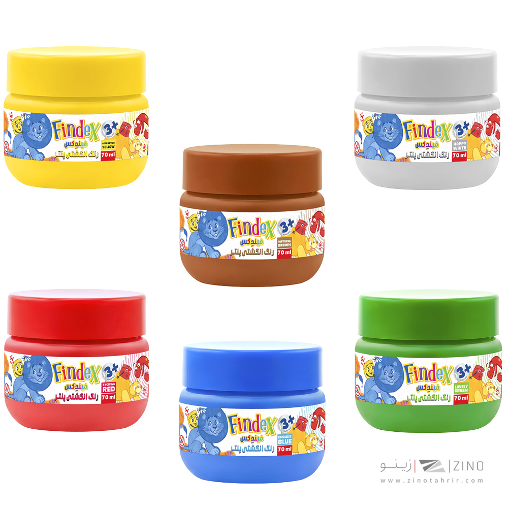 رنگ انگشتی6رنگ(70میل) پنتر کدFP106-6