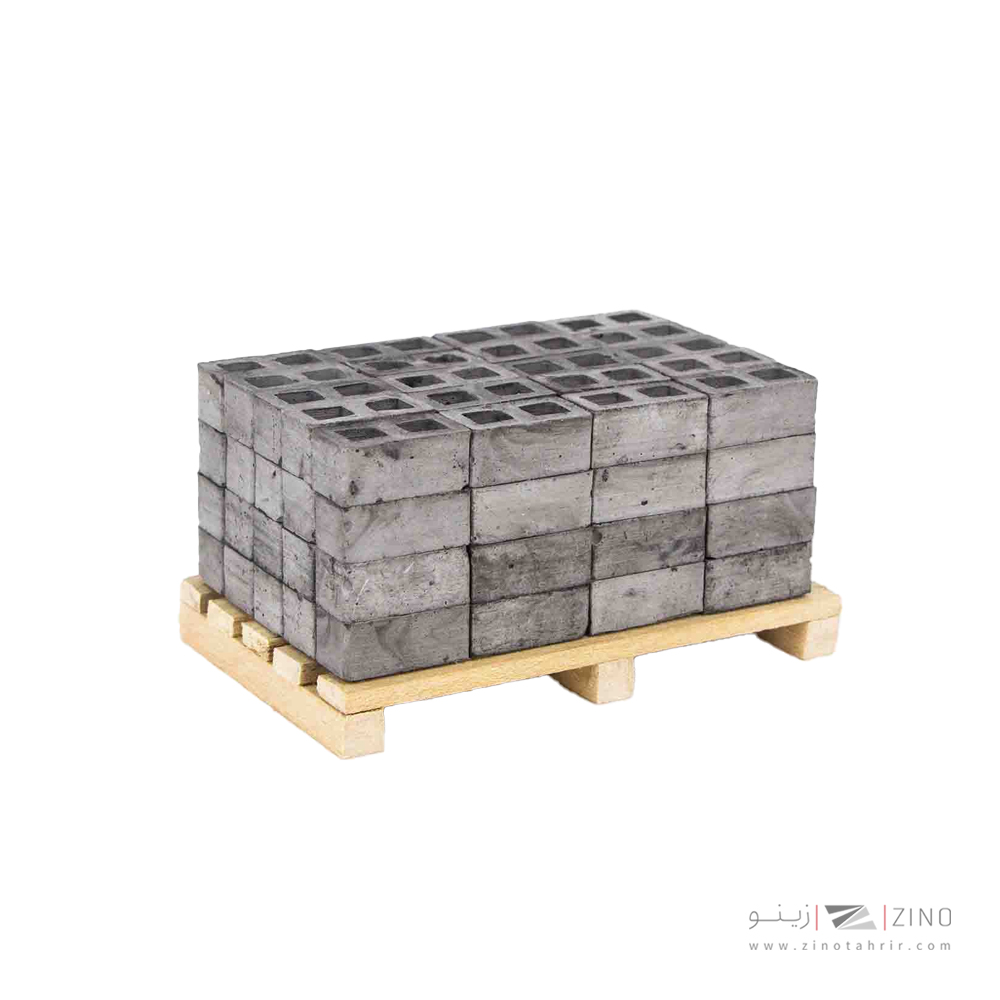 بلوک سیمانی ساده مقیاس 1/24  تعداد 400عددی اشل 